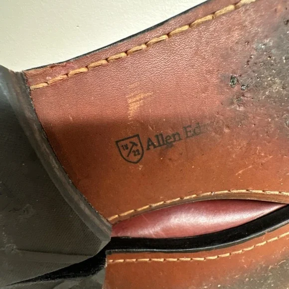 Allen Edmonds CavanaughMen's Leather Penny Loafers Size 11 Dress Shoes